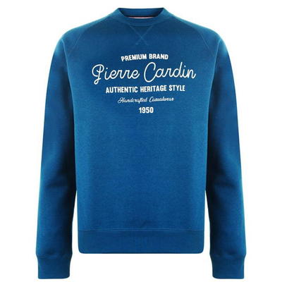 Pierre Cardin Print bluza męska niebieska S