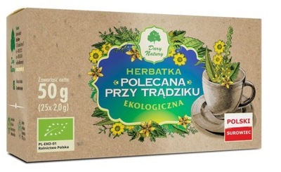 Herbatka Polecana przy trądziku ekspresowa Dary Natury