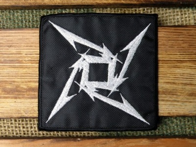 Metallica Logo James Hetfield Metal Naszywka Hafto