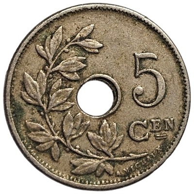 5 cen 1920 Belgia