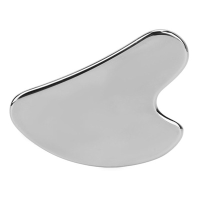 Stainless steel Gua Sha Ergonomic polished stainless steel
