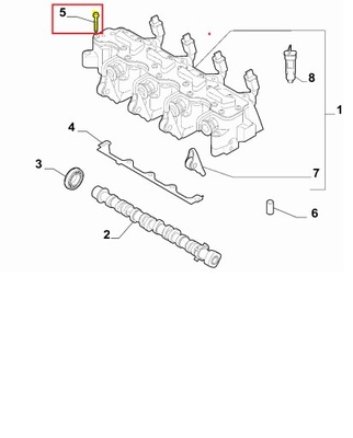 Болт модуля multiair alfa romeo giulia stelvio 2.0 фото №1