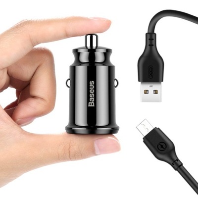 Ładowarka samochodowa 2xUSB kabel do Realme X