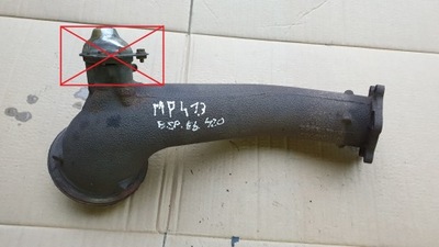 Actros mp4 труба вихлопна випускний колектор om471 фото №1