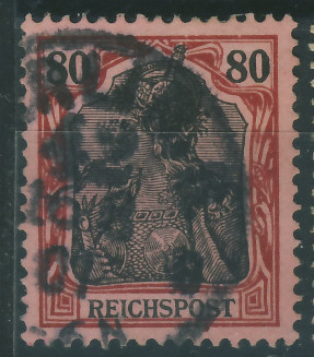 Niemcy 80 pf. - Germania , Reichspost