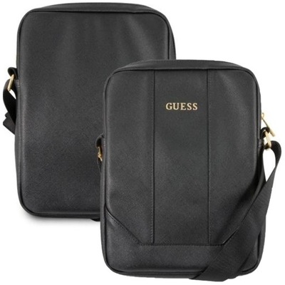 GUESS TORBA TOREBKA POKROWIEC ETUI CASE NA LAPTOP/TABLET 10" CZARNA