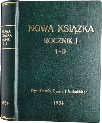 Nowa Książka Rocznik I 1-9 1934