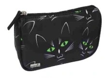 Kosmetyczka damska kuferek organizer torebka REED seria CATS BLACK