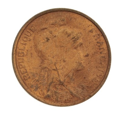 [M1263] Francja 5 centimes 1917