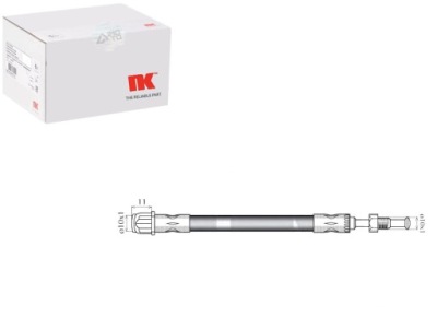 Шланг тормозной elast. renault перед laguna iii фото №1