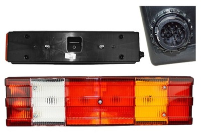 LAMP REAR DO MERCEDES AXOR ACTROS MP1 MP2 MP3 Z GNIAZDEM BOCZNYM RIGHT  