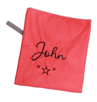 Ręcznik szybkoschnący 75x150 cm z haftem IMIĘ