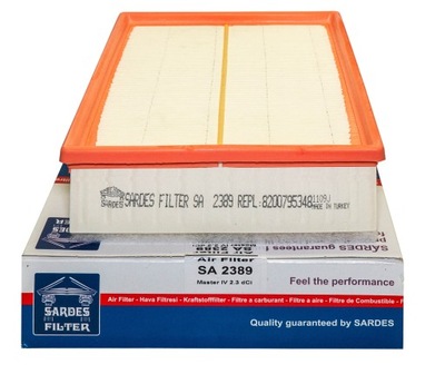 Фільтр повітря renault master iii 2.3dci, master iv 2.0dci, з губка фото №1