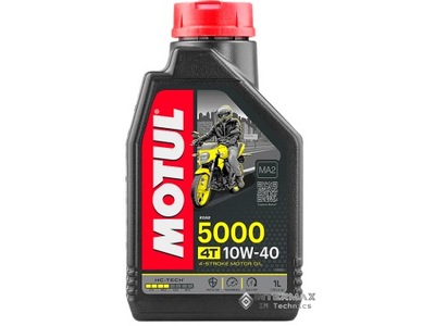 Olej silnikowy MOTUL 5000 10w40 1 litr 4T półsyntetyczny olej motocyklowy