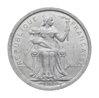 [M9743] Polinezja Francuska 50 centów 1965