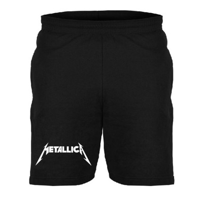 SPODENKI Z NADRUKIEM LOGO METALLICA DLA FANA ROCK