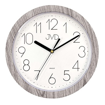JVD H612.22 - Zegar ścienny - Szara imitacja