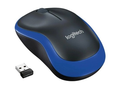 Mysz bezprzewodowa LOGITECH M185 Niebieski