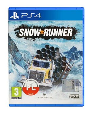 SNOWRUNNER / SNOW RUNNER PS4 / PS5 / GRA NA PŁYCIE / POLSKIE NAPISY PL