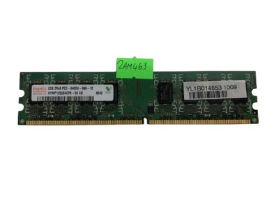 Hynix 2GB 2RX8 PC2-6400U-666-12 RAM463