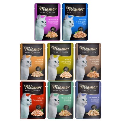 MIAMOR FEINE FILETS MIX SMAKÓW 8x100G