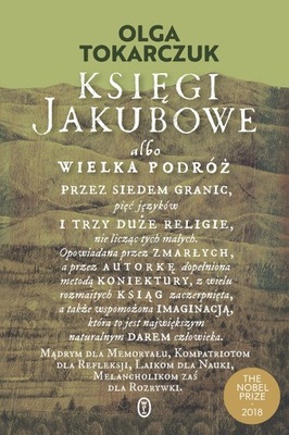 KSIĘGI JAKUBOWE OLGA TOKARCZUK NAGRODA NOBLA 2019