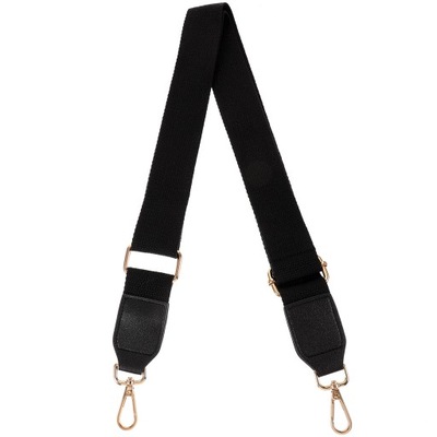 Black Polyester Cotton Sewing Belt Strap for Men Women Hiking