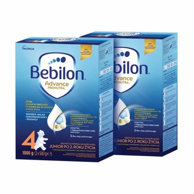 Bebilon 4 Advance Pronutra Junior ZESTAW 2x 1000 g