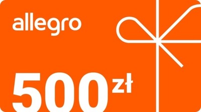 Karta Podarunkowa Allegro - 500 zł
