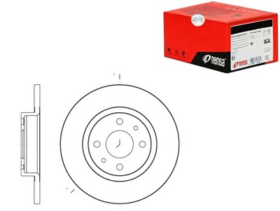 REMSA ДИСКИ ТОРМОЗНЫЕ ТОРМОЗНЫЕ 60808872 46820655 92498609