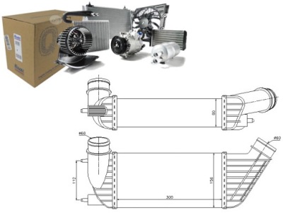 Интеркулер peugeot expert 2.0 hdi 120 vf3a_. vf3 фото №1