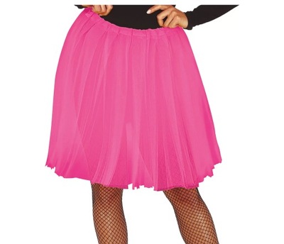 Spódniczka spódnica tiulowa różowa barbie 60cm lata 80 70