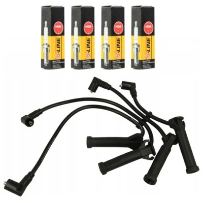 Кабелі дроти свічки запалювання ford focus i puma fiesta mk4 фото №1