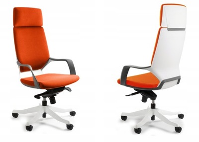 Krzesło Obrotowe APOLLO Pomarańczowe Biurowe Fotel