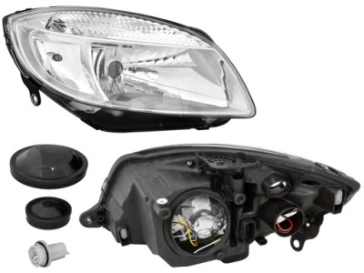 Skoda fabia 2007-2014 фара лампа права 5j1941016 фото №1