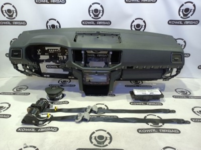 Vw amarok приборная панель консоль подушка безопасности подушки безопасности ремни оригинал демонтаж фото №1