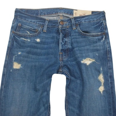 U Modne Spodnie jeans Hollister 32/34 z USA