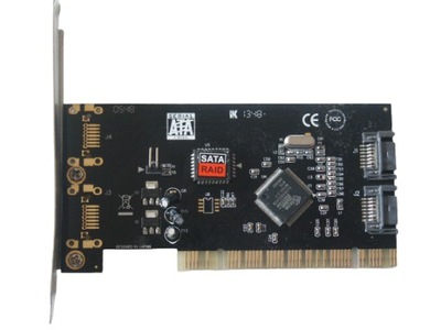 Kontroler 2x SATA RAID Windows 7, 8, 10 na PCI Gwarancja