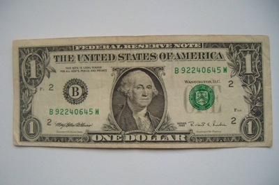 Banknot USA 1$ dolar 1995 r. seria B