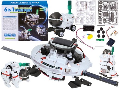 Zabawka Solarna Edukacyjny Solarny Robot Astronauta 6w1