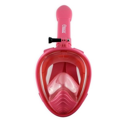 Maska Pełnotwarzowa do Nurkowania Snorkelingu MASTER Różowa XS