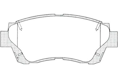ZAPATAS DE FRENADO TOYOTA CAMRY CELICA 2.0/2.2/3.0 0  