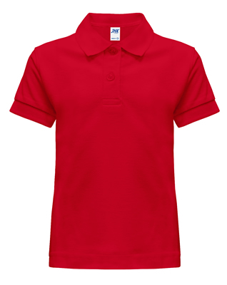 Koszulka Dziecięca Polo210g Red 104cm 3/4 lat