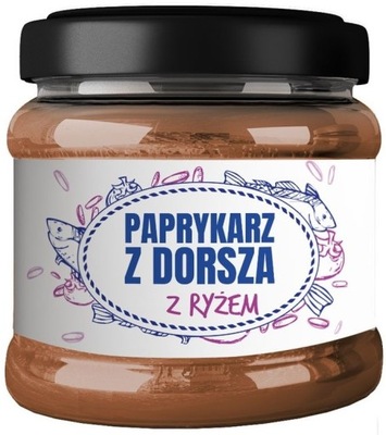 PAPRYKARZ Z DORSZA Z RYŻEM 155 g - KUTER FISH