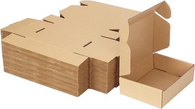 50 sztuk kartonów wysyłkowych, małe kartony, składane kartony, do pakowania