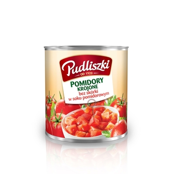 PUDLISZKI POMIDORY KROJONE W SOKU 2,52KG ..