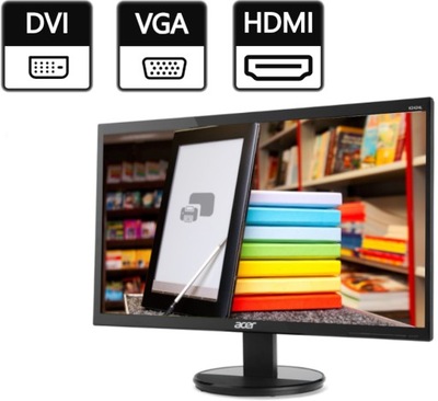 Monitor LED Acer K242HL 24 " FHD DVI VGA HDMI