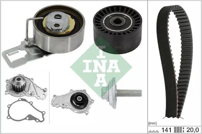 INA 530 0698 30 BOMBA DE REFRIGERACIÓN + JUEGO CORREA DISTRIBUCIÓN  