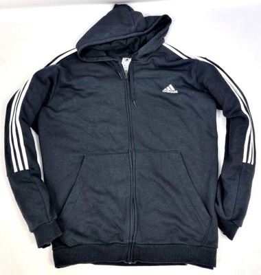 Adidas Czarna rozpinana Bluza 3XL