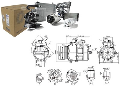 КОМПРЕССОР КОНДИЦИОНЕРА NISSENS 890012 BMW 3 3.0D 07-13 NISSENS